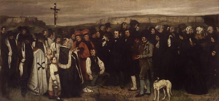 Gustave Courbet Burial at Ornans (mk09) China oil painting art